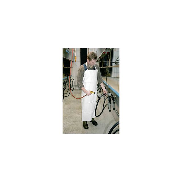 Tablier de traite  blanc   100x125 cm