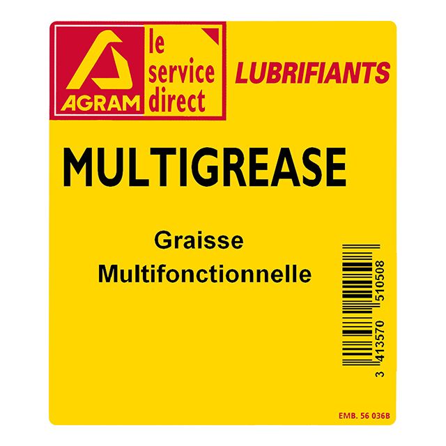 CARTOUCHE DE GRAISSE 400G./24 - Lubrification - Matériel Villeret