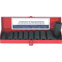 Coffret 10 douilles à chocs longues Draper Expert HI-TORQ