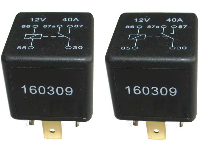 Mini-relais inverseur 12V 40/15A – Hoelzle