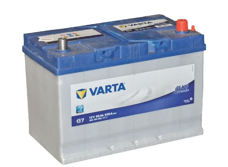 Varta G7. Autobatterie Varta 95Ah 12V